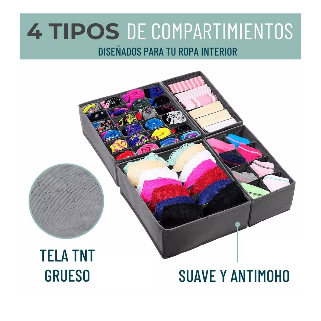 Miniatura 3 de Organizador Ropa Interior Casatua Diviso